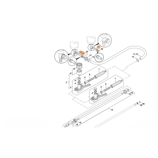STIHL  Okrągły pierścień uszczelniający 7,65x1,78 9645 948 7480
